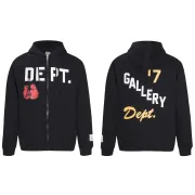 Gallery Dept. Black '17 Graphic Zip-Up Hoodie