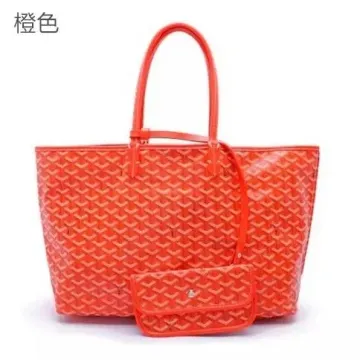 Goyard Monogram Tote Bag in Orange