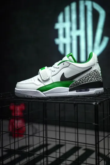 Nike Air Trainer 1 White/Green/Black Cement Sneakers